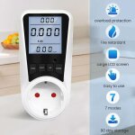 Kaket compteur num�rique de puissance 220v 110v, mesure de la consommation d'�nergie, prise eu, wattm�tre ...