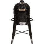 Kamado barbecue c�ramique patton premium 15'' - medium - noir