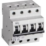 Disjoncteur modulaire 4p ? 2a ? rail th35 ? 400v ac ? kanlux