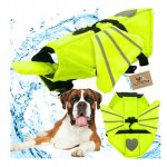 Kapok pour chiens pour nager, gilet de sauvetage pour l'eau avec ailes xxl