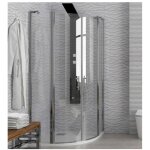 Karag - parois de douche ¼ de cercle panex 200 h. 190 cm - - Karag - parois de douche ¼ de cercle panex 200 h. 190 cm - -