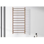 Karag - radiateur s�che - serviette �lectrique trumpet rose gold h. 100 cm