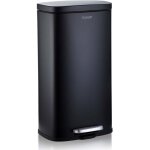 Karat - poubelle dustin fermeture automatique noir capacit: 50 litres
