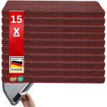 Karat - x 15 tapis d'escalier london, vin rouge, 23, 5 x 65 cm, rectangulaire