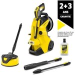 K�rcher k 4 premium power control flex home, max. 130 bar, 420 l / h, de enrouleur de tuyau, de enrouleur ...