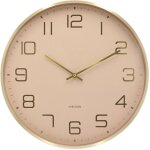 Karlsson - horloge murale ronde elegance glow