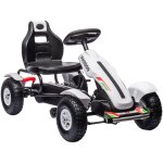 Homcom - kart à pédales enfant go kart formule 1 racing passione italia pneus gonflables caoutchouc blanc ... Homcom - kart à pédales enfant go kart formule 1 racing passione italia pneus gonflables caoutchouc blanc ...