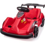 Kart  pdales voiture pour enfants - homemiyn - rouge - 6v - electrique - 4 roues