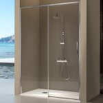 Kassandra - paroi de douche fixe + porte coulissante delta 178 - 180. 6 cm