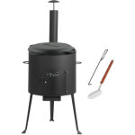 Kazan en fonte avec four kazan ø 34 cm marmite en fonte 12, 1 l avec couvercle chaudron - bbq - toro Kazan en fonte avec four kazan ø 34 cm marmite en fonte 12, 1 l avec couvercle chaudron - bbq - toro