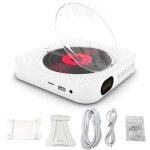 Kc - 909 lecteur cd portable haut - parleur intgr lecteurs cd stro avec double prise casque 3, 5 ...