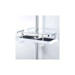 Tagre de douche mural rglable, panier salle de bain cuisine rangement fixer sur tuyau, serviteur douche ...