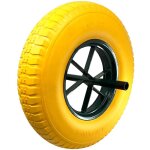 Keli - roue increvable jaune, diamètre 400mm, axe 20mm, charge max. 250kg (550 lbs), ultra résistante, ... Keli - roue increvable jaune, diamètre 400mm, axe 20mm, charge max. 250kg (550 lbs), ultra résistante, ...