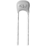 Kemet condensateur c�ramique sortie radiale 100 v / dc 5 % (l x l x h) 3. 8 x 2. 5 x 5. 3 mm 1 pc(s) ...