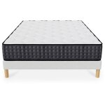 Mobilier deco ? ensemble sommier tapissier et matelas 160x200 cm ? �paisseur 26 cm ? confort optimal ...