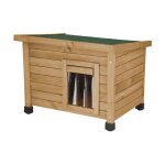 Maison pour chat rustica 57x42x45cm - bois - kerbl