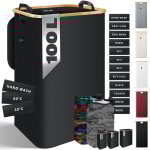 Panier  linge pliable avec couvercle coffre  linge coffre  linge collecteur de linge avec sacs  linge ...