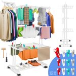 Kesser® séchoir à linge tour avec roulettes séchoir à linge peu encombrant pour l'intérieur et l'extérieur ... Kesser® séchoir à linge tour avec roulettes séchoir à linge peu encombrant pour l'intérieur et l'extérieur ...