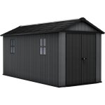 Keter - abri de jardin newton plus 7515 - 10 m - gris aspect bois
