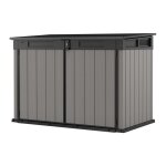 Coffre de rangement premier jumbo, coffre durable et rsistant aux intempries, gris - 2020l - 190. 5x109. ...