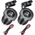 Kewig prise allume - cigare 12 v, kit de remplacement de prise allume - cigare tanche pour voiture, ...