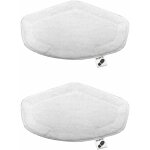 2 serpillres pour vaporetto polti - accessoire compatible vaporforce paeu0332 - nettoyage vapeur haute ...