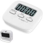 Minuteur de cuisine, avec chronomètre, alarme puissante et compte à rebours, pour cuisiner, jouer, réunion(bla ... Minuteur de cuisine, avec chronomètre, alarme puissante et compte à rebours, pour cuisiner, jouer, réunion(bla ...