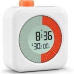 Minuteur visuel numrique, time timer avec compte  rebours, alarme, horloge, 60 minutes chronometre, ...