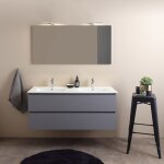 Kiamami valentina - meuble de salle de bains double vasque 120cm avec tiroirs gris barcellona Kiamami valentina - meuble de salle de bains double vasque 120cm avec tiroirs gris barcellona