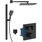 Kielle - arkas i - mitigeur thermostatique encastr, 2 sorties, avec accessoires et corps d'encastrement, ...