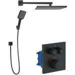 Kielle - arkas i - mitigeur thermostatique encastré, 2 sorties, avec accessoires et corps d'encastrement, ... Kielle - arkas i - mitigeur thermostatique encastré, 2 sorties, avec accessoires et corps d'encastrement, ...