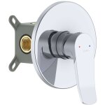 Nefia - mitigeur encastr� pour 1 sortie, avec corps d'encastrement, chrome 10227200 - kielle