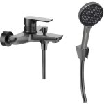 Kielle - vega - mitigeur de baignoire avec accessoires, gun metal 10318sn13