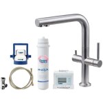 Kielle - wimeo - mitigeur d'évier avec filtration, inox brossé 10525sfi85 Kielle - wimeo - mitigeur d'évier avec filtration, inox brossé 10525sfi85