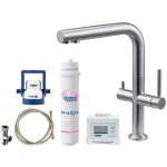 Kielle - wimeo - mitigeur d'évier avec filtration, inox brossé 10525sfi95 Kielle - wimeo - mitigeur d'évier avec filtration, inox brossé 10525sfi95