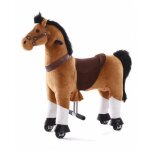 Cheval d?équitation à roues - petit - 3 à 6 ans - jouet à bascule - brun Cheval d?équitation à roues - petit - 3 à 6 ans - jouet à bascule - brun