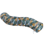 Kimiss cat tunnel toy pour chats int�rieurs - tune de tunnel � imprim� � feuilles sauvages, espace de ...