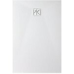 Kinedo - receveur de douche effet pierre en rsine renforce 100 x 70 cm rductible pietraviva pipiv241070bm ...