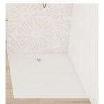 Kinedo - receveur extra - plat 140x90 kinesurf nova blanc anti drapant rd1242ad