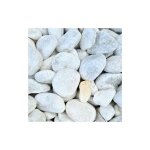 King matériaux - lot de 5 sacs de + / - 20 kg - galet blanc de marbre 25 / 40 King matériaux - lot de 5 sacs de + / - 20 kg - galet blanc de marbre 25 / 40