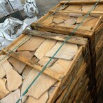Dalle en quartzite du brsil - jaune - 400kg