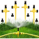 4 pices arroseur de gazon, 360 arroseur rotatif de jardin arroseur de jardin, arroseur de jardin, arroseur ...