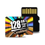 Carte micro 128go - convient aux camras de surveillance, aux enregistreurs de conduite, aux tlphones ...