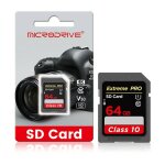 Carte sd 64go - convient aux camras de surveillance, aux enregistreurs de conduite, aux tlphones portables ...
