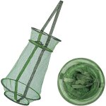 Filet de pche - 55 33cm, filet de pche nasse pour attraper toutes les espces de poissons, crevisses ...