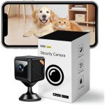 Kinzon mini cam�ra de surveillance 4k ultra hd, grand angle 140�, carte m�moire sd 256 go et stockage ...