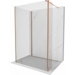 Mexen - kioto paroi de douche walk - in 90 x 90 x 40 cm, transparent, or rose - 800 - 090 - 090 - 221 ...
