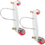 Kit de 1 paire de supports de radiateur : roulettes de rechange pour radiateur - support de pour chauffage ...