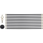 Yato - kit 10 cannes de curage, drainage / ramonage longueur de chaque pice: 92 cms
