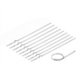 Kit de 10 colliers de serrage pour tuyaux d'arbre, en acier inoxydable, pour tuyaux d'arrosage, tuyaux ...